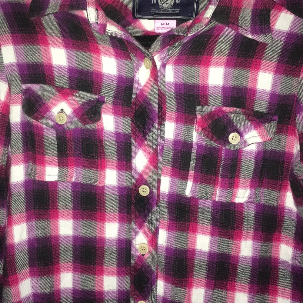 VS PINK Button Down Plaid Shirt - Picture 2 of 5